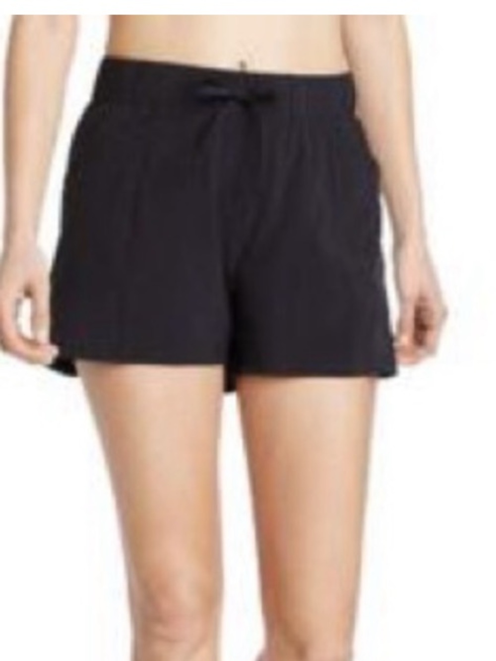 all in motion Women's Athletic Shorts in Black and Olive - Picture 3 of 3